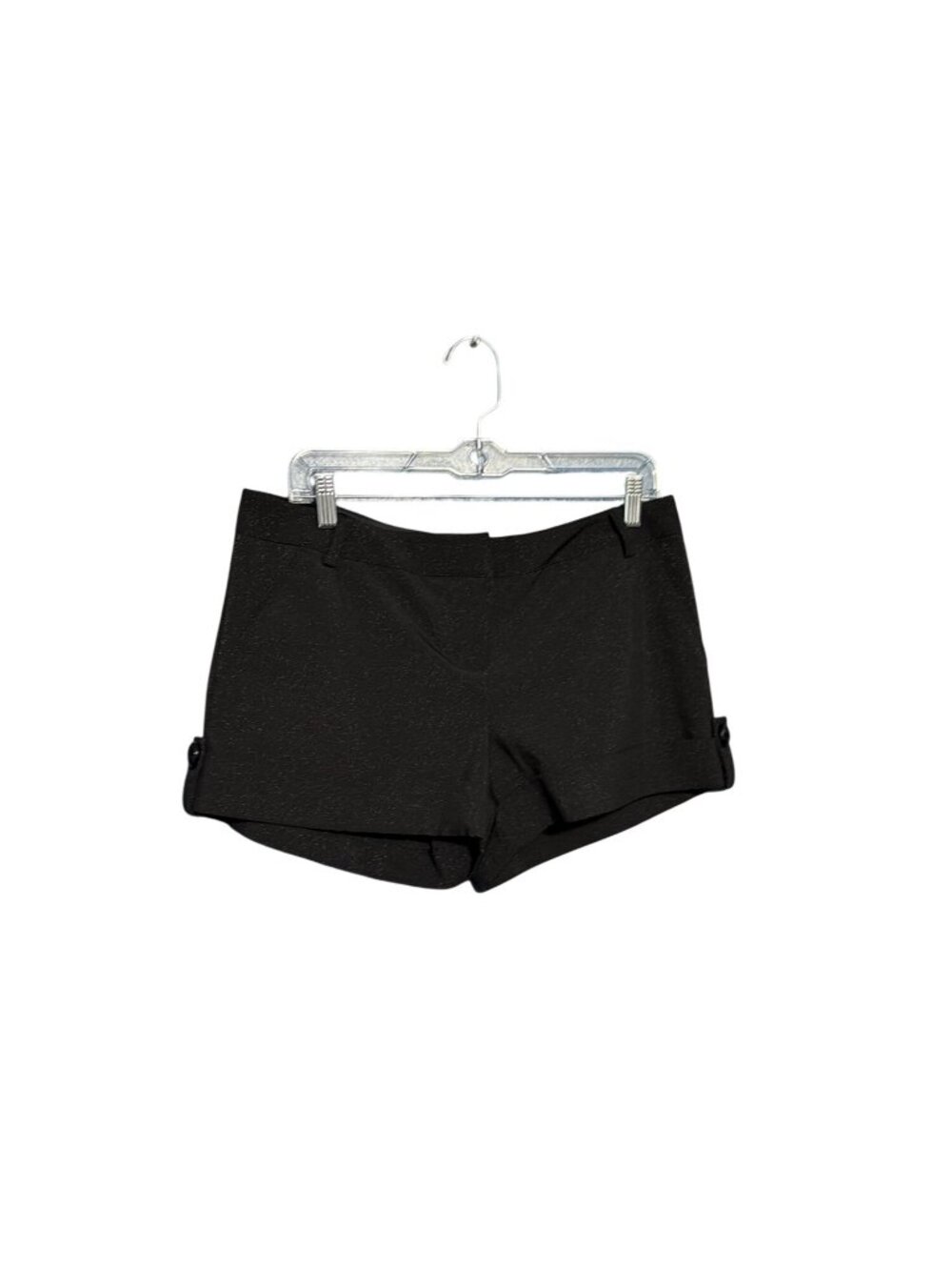 Black Cuffed Dressy Shorts By Zinc Juniors Size 11